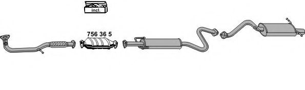ERNST 240004 Exhaust System